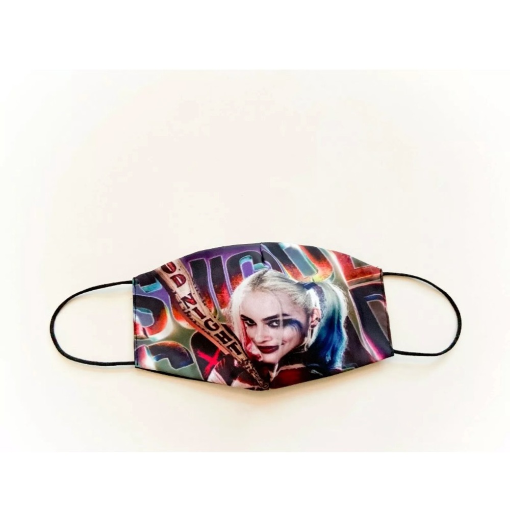 Harley Quinn Face mask Washable and Reusable